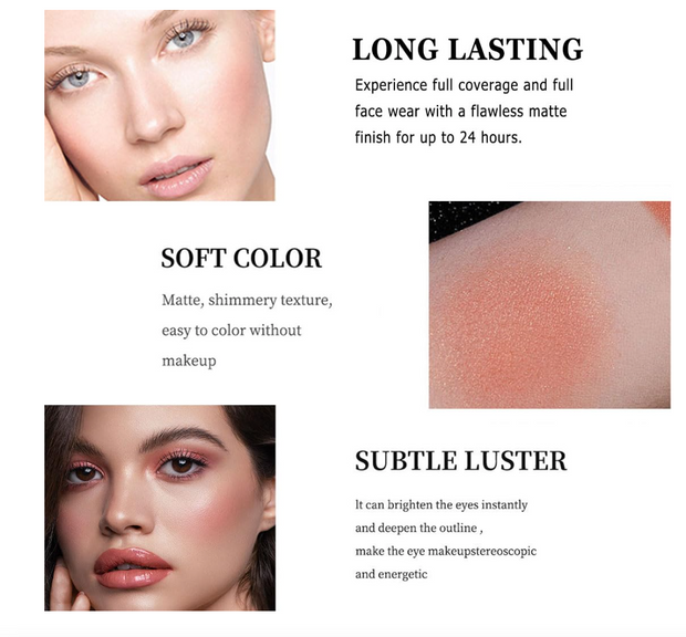 12 Color Lip & Blusher Pallate